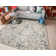 Fynton 1240 Transitional Marbled Blue Area Rug