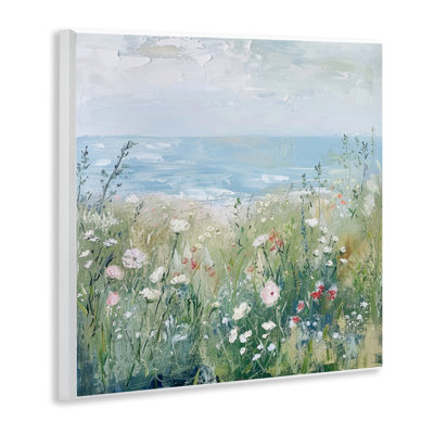 Plaque murale Wildflowers By The Sea, design Creative Studio