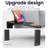 73" Wide Aluminum Outdoor Sofa With Wood Plastic Armrest-1228228251