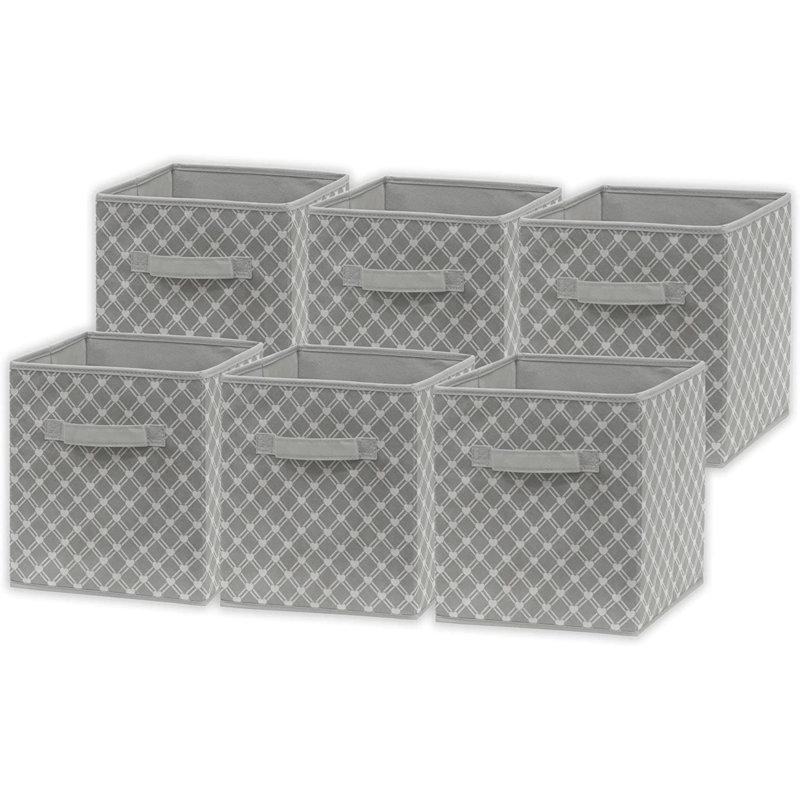 Ensemble de bacs de rangement en tissu