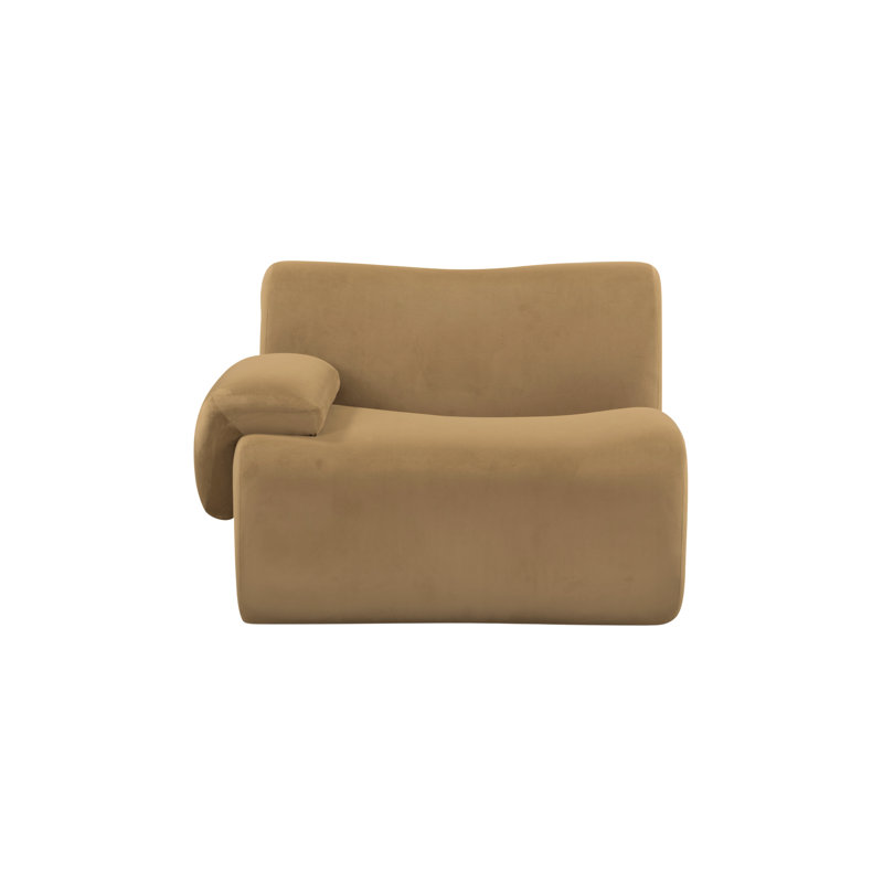 Chaise de coin Chue, Mélange de polyester crème