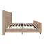 Base de lit tapissier en velours côtelé de 50,7 po de hauteur avec oreilles verticales et pied de lit haut-227999884-227999886