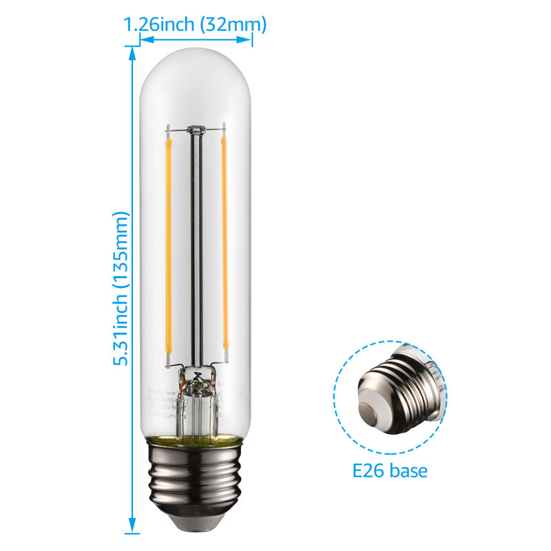 Ampoule DEL 40 W T10 E26 / moyenne (standard) à intensité variable 2700K