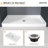 60" Single Threshold Shower Pan Base In White With Drain Assembly-110508779