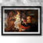 Repos sur la fuite en Égypte - Caravage - reproduction d'art avec passe-partout et verre-c. 1597-628361291-628361292-628361293