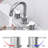 Widespread Bathroom Sink Faucet 2 Handle 8 inch Lavatory Faucet 3 Hole 360° Swivel Spout Vanity Sink Basin Faucets with Pop Up Drain Assembly-115721527