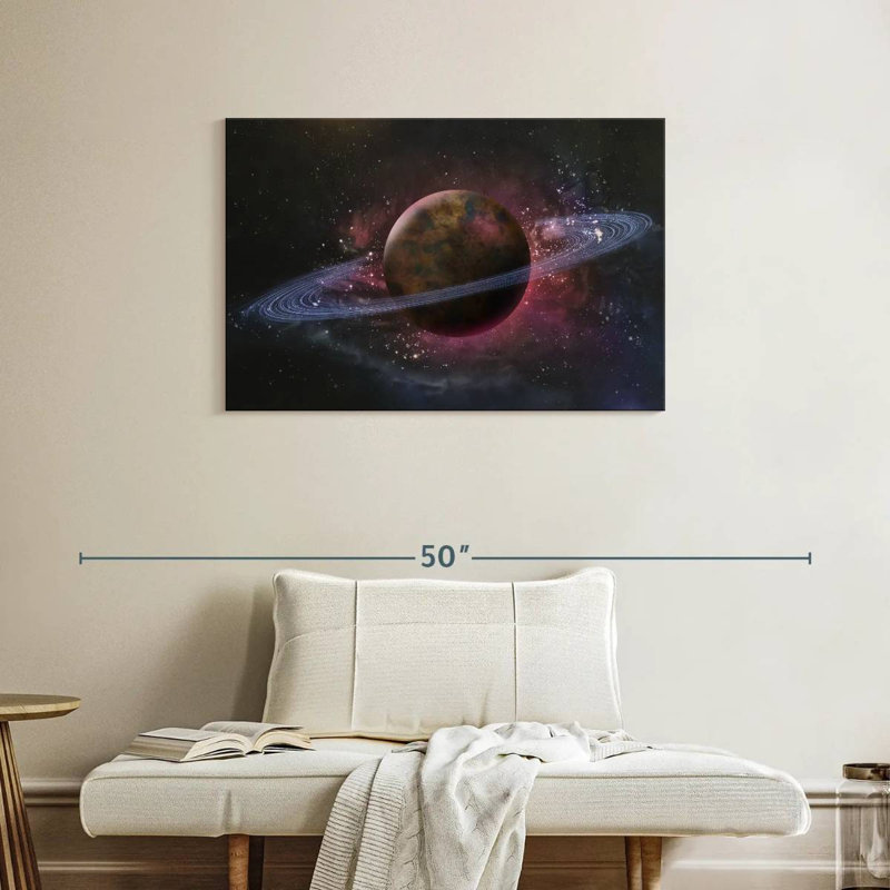 Oberle Saturn Planet, 24" H x 36" W