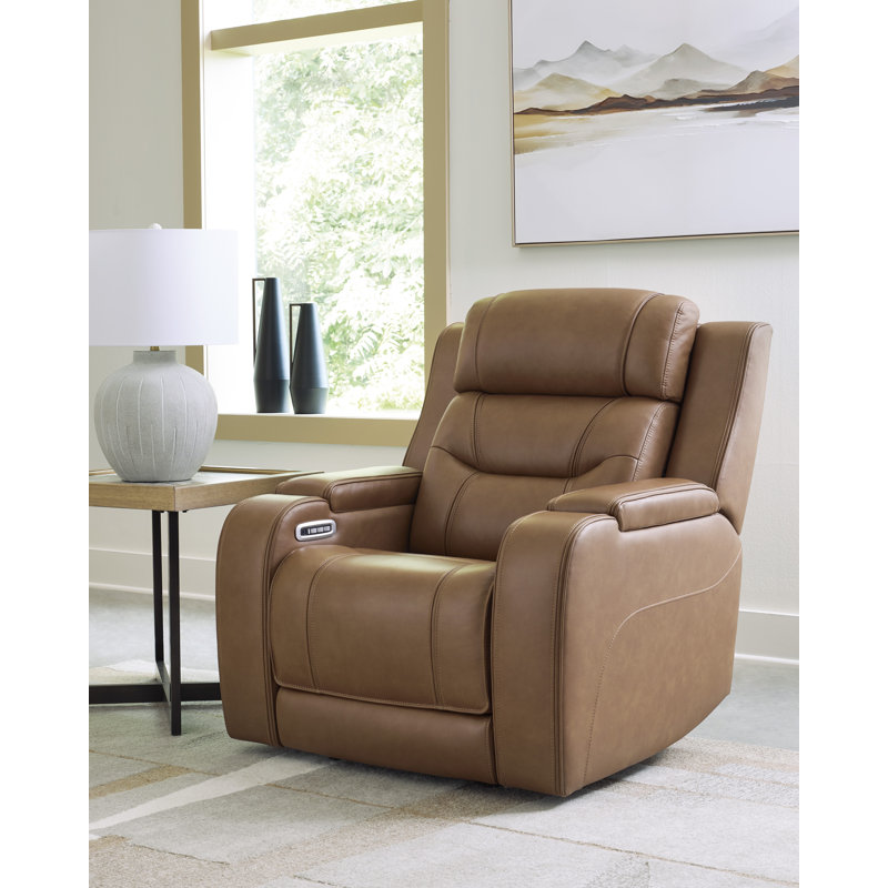 Fauteuil inclinable électrique Guri, Marron clair