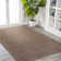 Antto Solid Low-Pile Brown Rug