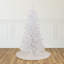 Arbre de Noël artificiel pin blanc 4 pi
