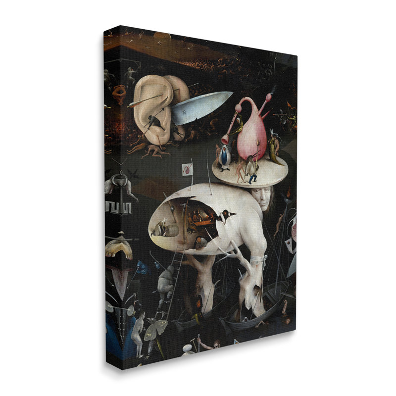" Garden Of Earthly Delights Right Panel Detail Hieronymus Bosch Painting " by One1000paintings Painting Print