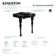 Imperial Ceramic 33.5" Console Bathroom Sink with Overflow