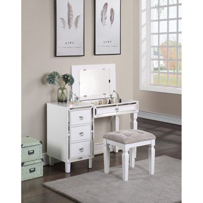 Ensemble de meuble-lavabo de style traditionnel blanc formel avec tiroirs de rangement 1 pièce