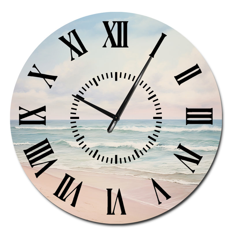 Horloge murale Ocean Tranquility, Surdimensionné