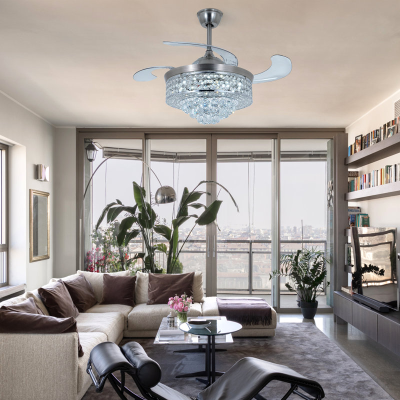 Achel 42'' Ceiling Fan with LED Lights