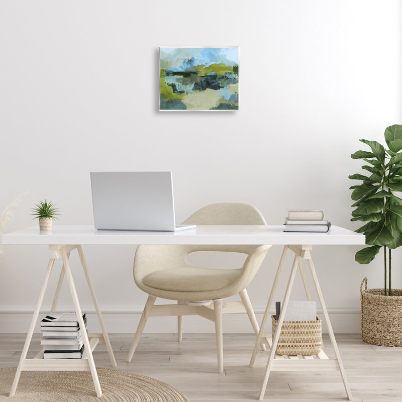 Art mural abstrait sur bois par Victoria Barnes