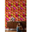 Murale tropicale abstraite et vibrante-1023390578
