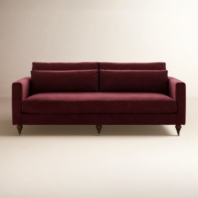 Lena 85" Velvet Sofa