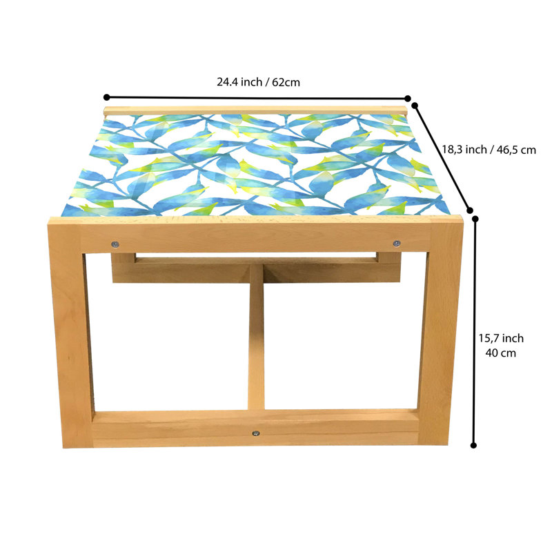 Jaliene Sled Coffee Table, 62cm H x 46cm W x 40cm D