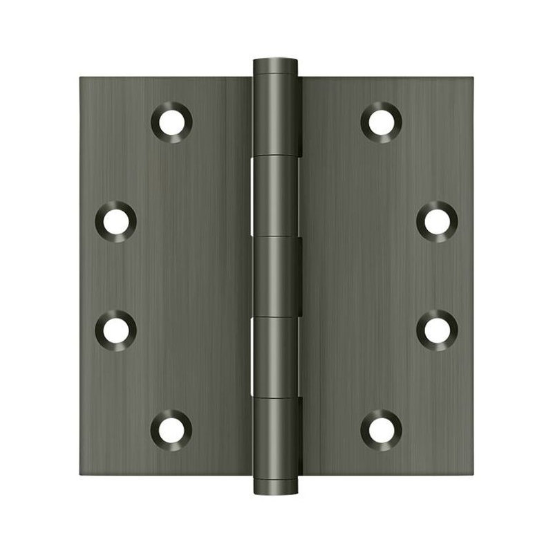 102'' x 102'' Butt Bearing Hinge, Antique Nickel
