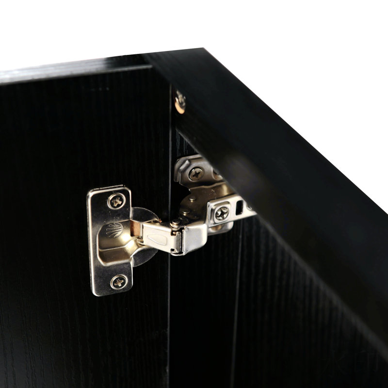 Rangement pour salle de bain Rinah, Noir