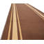 Tapis antidérapant brun uni à poils courts-1901069500