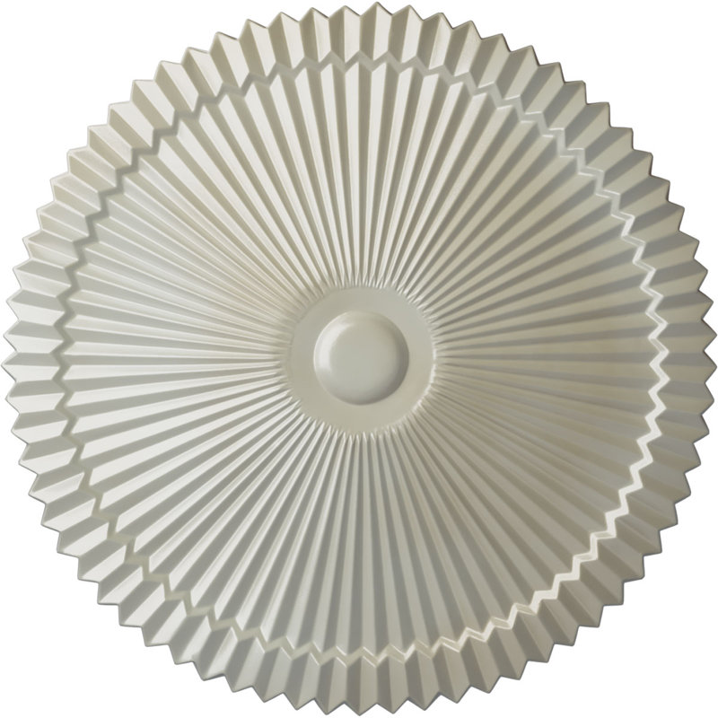 Médaillon de plafond 24 po x P 3 po Shakuras (convient aux auvents de 5 po ou moins), Bleu Flash