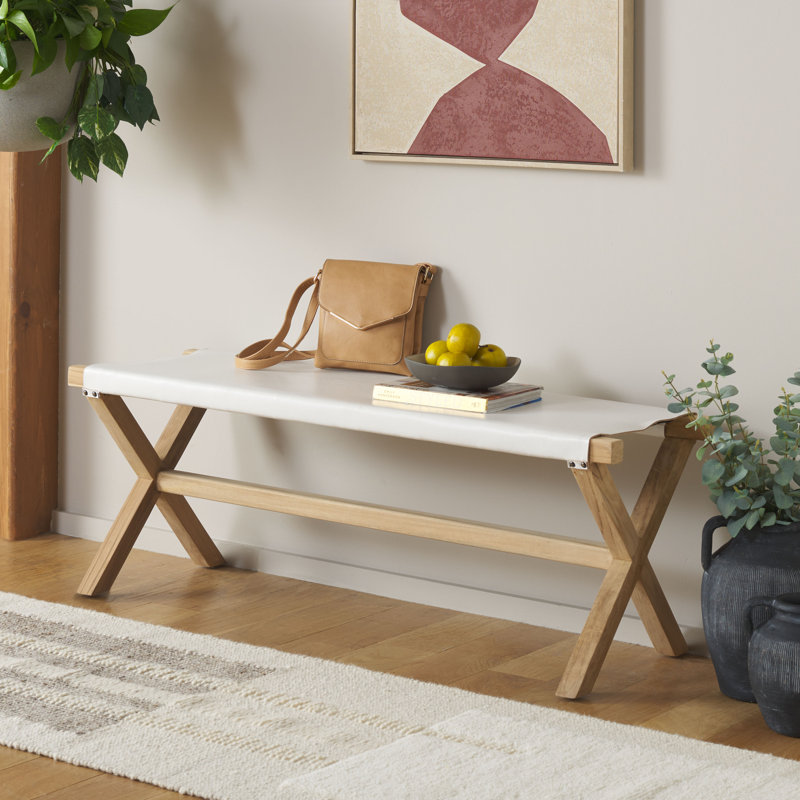 Teshauna Bench, White