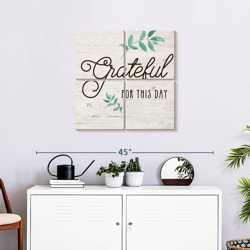 Tergel Grateful For This Day, 26" H x 26" W