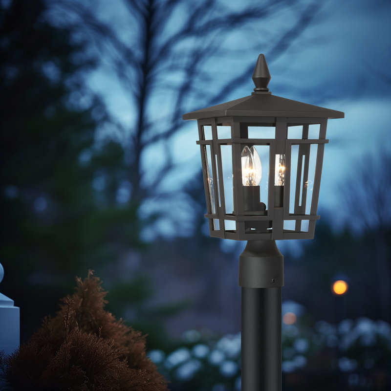 3 LIGHT OUTDOOR POST MOUNT