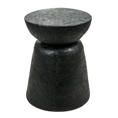 Magnesium Oxide Pedestal Side Table