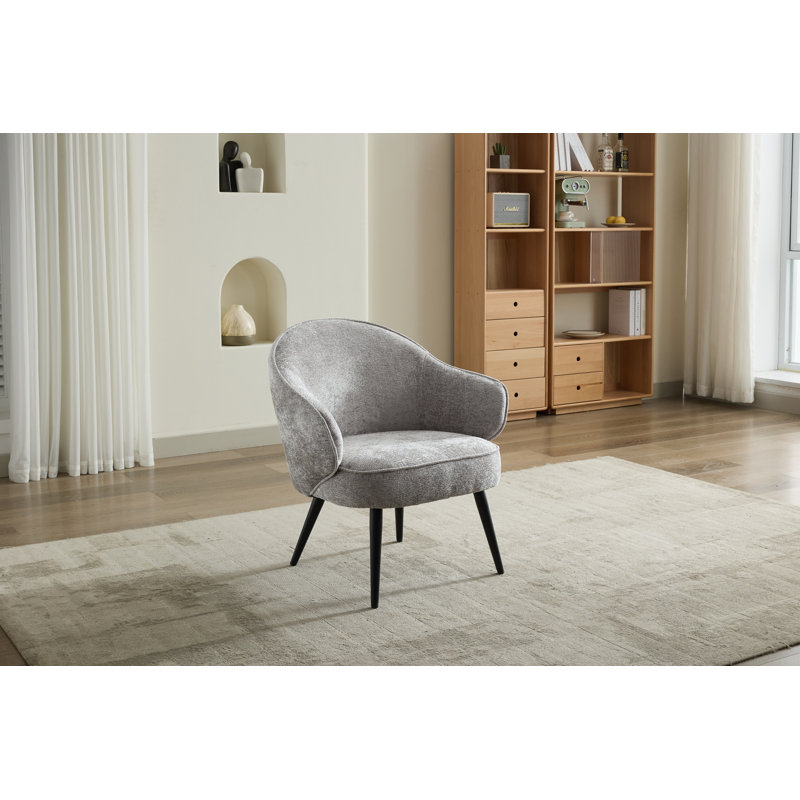 Upholstered Side Chair, Grey