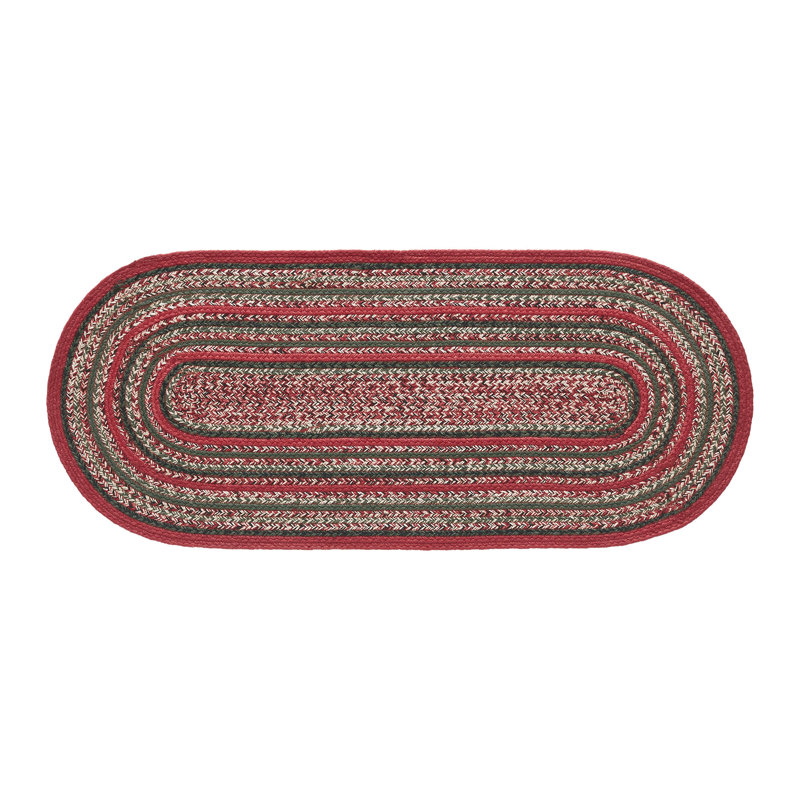 Geometric Indoor / Outdoor Rug, Oval 1'8" x 3'10"
