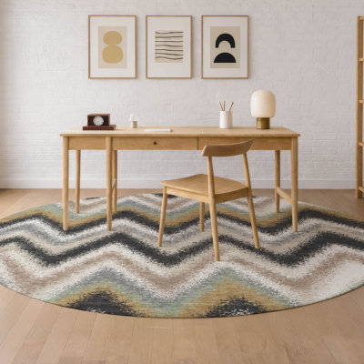 Tapis géométrique intérieur / extérieur lavable à la machine Chantille ACN2596