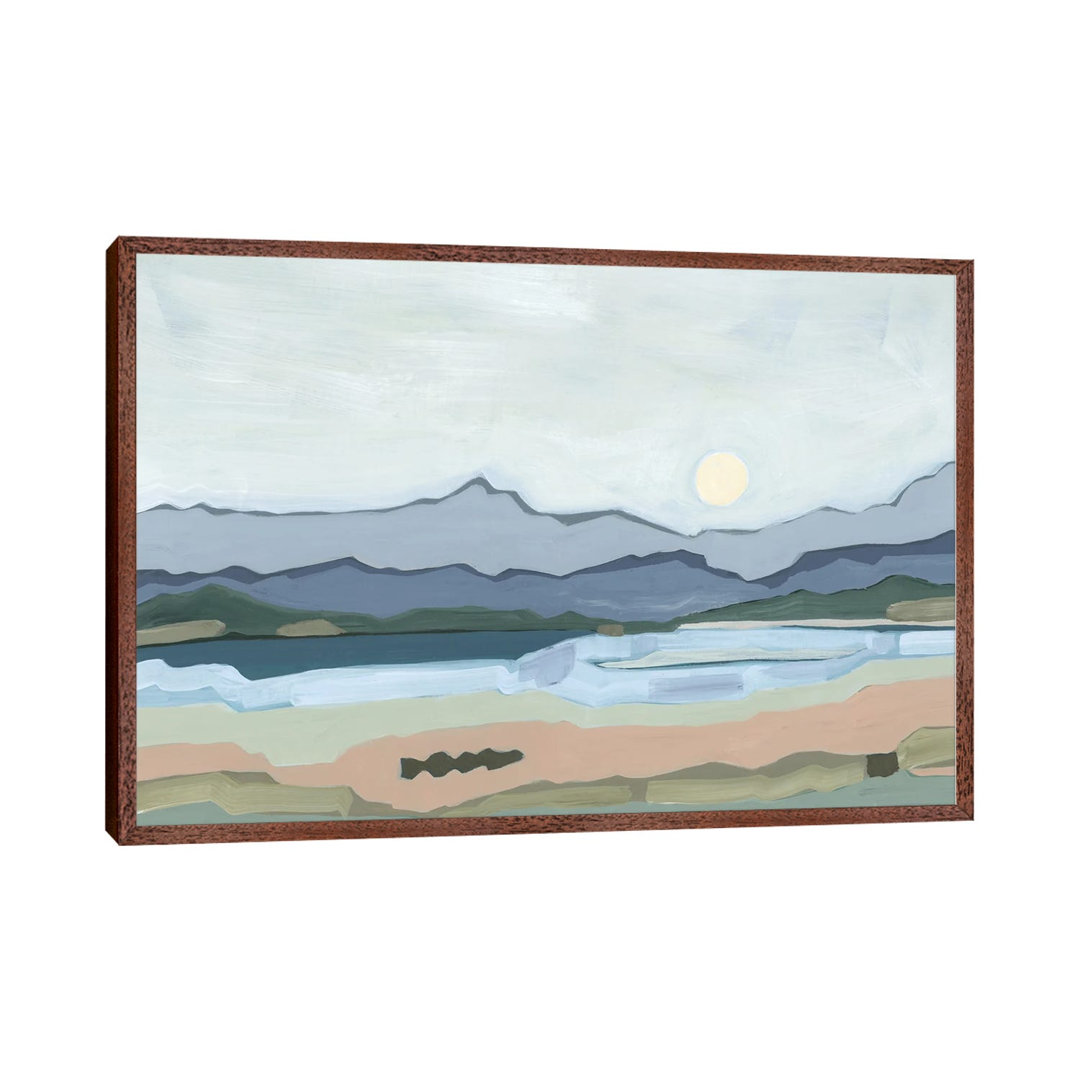 Moonrise Over The Valley, 2023 by Andrea Mejia - Gallery-Wrapped Canvas Giclée on Canvas