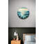 Horloge murale montagne - Silencieux, verre trempé, paysage naturel-422484295