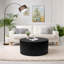 Table basse 35,83 "à rayures élégantes et minimalistes-903442263