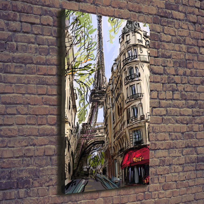 Eiffel Tower Paris - Wrapped Canvas Print