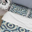 Ensemble de housse de couette Mid-Century bleu et beige-109174124