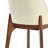Faux Leather Dining Chairs, Modern Upholstered Chairs With Solid Wood Legs, Comfortable Mid-Back Seating For Kitchen Living Room, Easy Clean & Easy Assembly-112701185