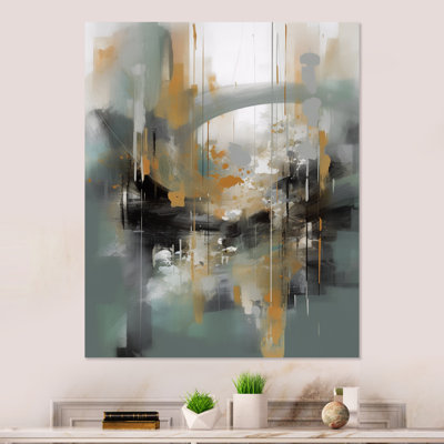 Abstract Design Shapes V - Décoration murale abstraite en métal