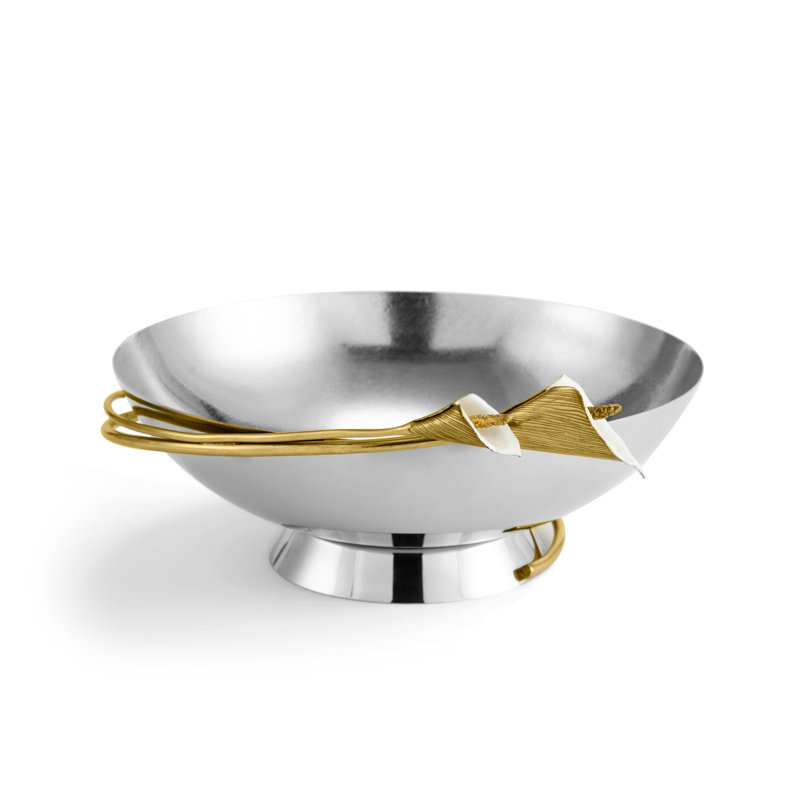 Calla Lily Bowl, 5" H x 10.5" W x 11.5" D