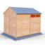 Sherburn 8 ft. W x 6 ft. D Wooden Storage Shed