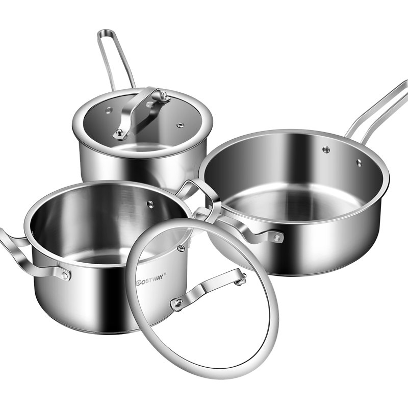 6 - Piece Aluminum Cookware Set