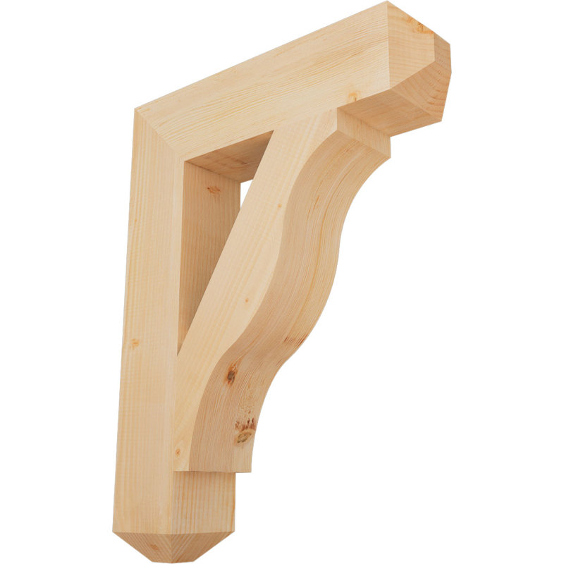 Support pour artisan Funston, H 34 po x l 5,5 po x P 26 po, Sapin de Douglas, Lisse