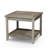 Longs Peak Eucalyptus 2-Shelf Side Table, Espresso