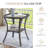 Deb 5-Piece Outdoor Conversation Set with Wicker Swivel Rocking Chairs, Ottomans & Side Table-1811363669