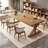 Brown Rectangular Solid Wood desk-53728731