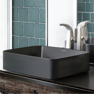 Concorde Rectangle Ceramic Vessel Sink