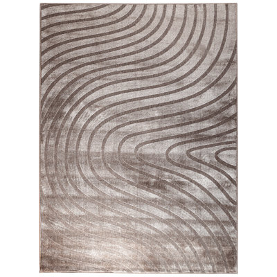 Castillo Abstract Beige Indoor Area Rug